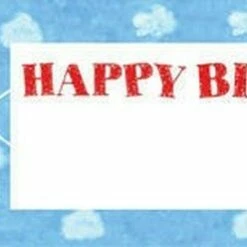 Not Specified Plane Jumbo Birthday Banner