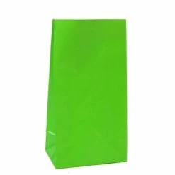 Metero Loot Bags / Treat Boxes Paper Loot Bags - Lime Green 12pk