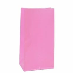 Metero Loot Bags / Treat Boxes Party Bags | Paper | Light Pink | 12pk