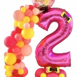 Party Planet Large Number Balloon With Garland | Emma Wiggle Balloon Bouquets