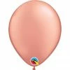 Not Specified Latex Balloons - 11" (28cm) Rose Gold Balloon - Pearl ~ Singles ~ Pack ~ Helium Filled ~ Flat