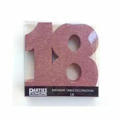 Jaz Trading 18 Rose Gold Centerpiece | Rose Gold Glitter