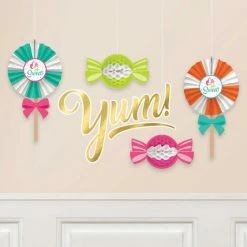 Balloon Agencies Lolly Buffet Candy Bar Decorations Pk6