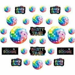 Balloon Agencies Disco Theme Cutouts Pk30 Decorating Kits