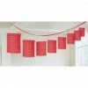 Balloon Agencies Paper Decor & Lanterns Lantern Garland Red