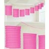 Balloon Agencies Lantern Garland Pink