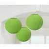 Balloon Agencies Party Supplies Lanterns Green Round Paper Pack Of 3