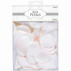 Balloon Agencies Rose Fabric Petals Confetti White