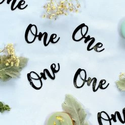 Five Star Black ONE Confetti - Jumbo Pk20 Scatters