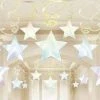 Not Specified Hanging Decoration Stars Iridescent Pk 30 Hanging Decorations