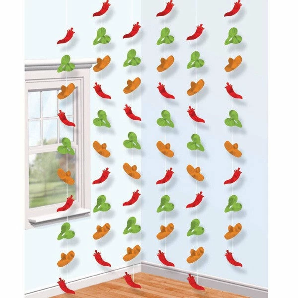 Balloon Agencies Mexican Fiesta Hanging Strings Hanging Decorations