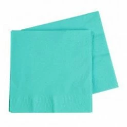 Five Star Napkins - Lunch Turquoise Napkins | Lunch Napkins | Premium Pk40