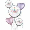 Balloon Agencies Unicorn Party Balloon Bouquet Iridescent