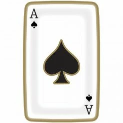 Balloon Agencies Playing Card Paper Plates | Casino Theme | Pk8