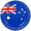 Balloon Agencies Australia Day Plates Pk8 Occasions
