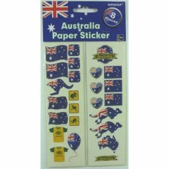 Balloon Agencies Australia Day Stickers Pk100
