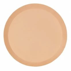 Five Star Peach Paper Plates | Round | Lunch | Pk10 Plates - Plain