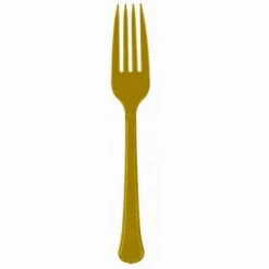 Balloon Agencies Gold Plastic Forks 20pk