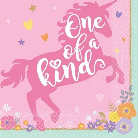 Balloon Agencies Unicorn Napkins | One Of A Kind | Beverage Pk16