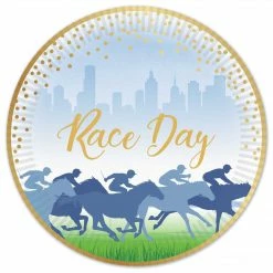 Balloon Agencies Race Day Paper Plates Pk 8 | Melbourne Cup Decorations