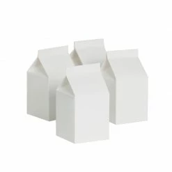 Five Star Loot Bags / Treat Boxes White Milk Box Pk10