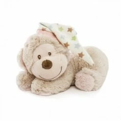Jaz Trading Soft Toy / Teddy Soft Toy Teddy Eli Monkey Sleeping Brown Pink 22cm