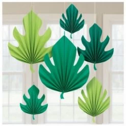 Balloon Agencies Palm Leaf Paper Fans