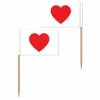 Balloon Agencies Heart Picks 50pcs