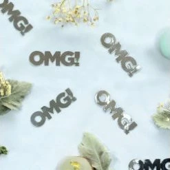 Five Star Silver OMG Confetti - Jumbo Pk20 Scatters