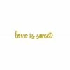 Balloon Agencies Engagement Love Is Sweet | Glitter Banner |