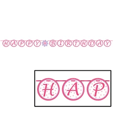 Not Specified Ballerina Happy Birthday Banner Ballerina - SALE