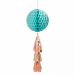 Balloon Agencies Pastel Blue Hanging Decoration With Tassel
