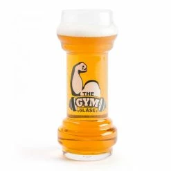 MDI Birthday Glass | The Gym Glass | Bumbbell Glass Glasses & Gifts