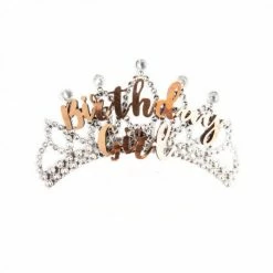 MDI Sashes, Tiaras & Badges Rose Gold Tiara - Birthday Girl