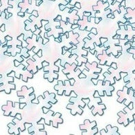 Not Specified Confetti Snowflakes Opalescent