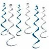 Not Specified Hanging Decoration Twirly Whirlys Blue & Silver