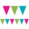Party Planet Pennant Flag Banner Cerise 3.6m Easter