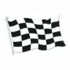 Balloon Agencies Checkered Flag Cardboard Cutout Racing
