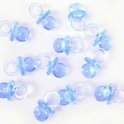 Balloon Agencies Baby Shower Mini Baby Pacifiers |Blue Pk24