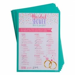Pecka Products Hens / Bride To Be What's In Your Purse Bridal Shower Game