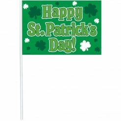Balloon Agencies St Patricks Day Plastic Flags Pk
