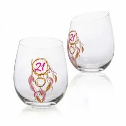 MDI 21st Dreamcatcher | Stemless Wine Glass