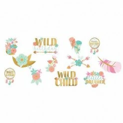 Balloon Agencies Boho Happy Birthday - Cutouts Boho Theme