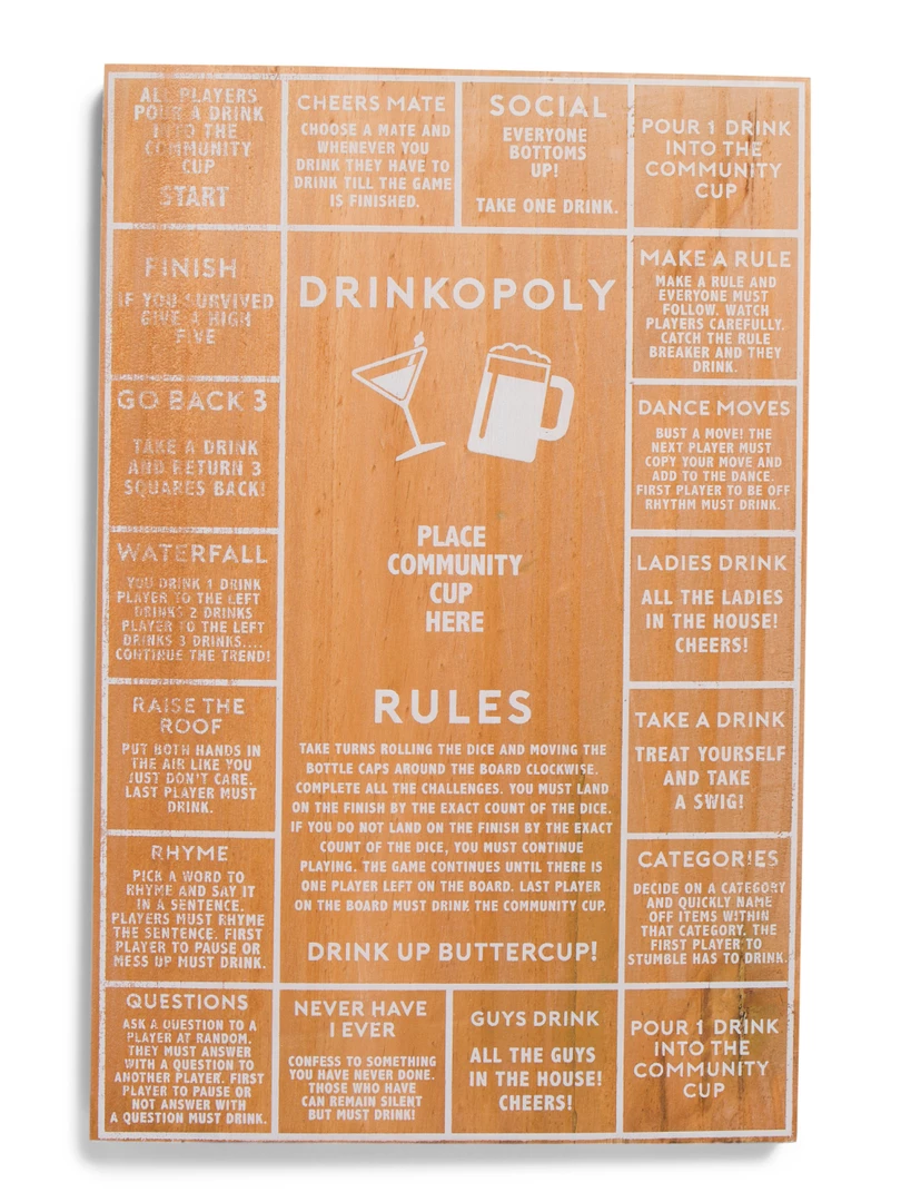 Outliving Drinking Monopoly | Drinkopoly | Drinking Game Party Games