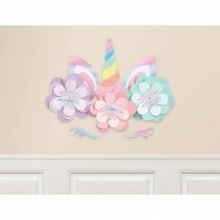 Balloon Agencies Unicorn Wall Decorations | Pastel Rainbow