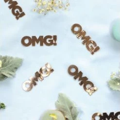 Five Star Rose Gold OMG Confetti - Jumbo Pk20 Scatters