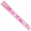 MDI Bride To Be Sash Pink - Flashing Sashes, Tiaras & Badges