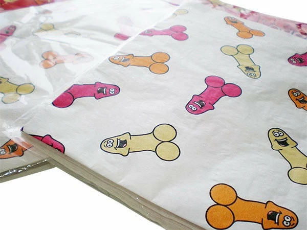 Pecka Products Hens Night / Bridal Shower Penis Print Napkins