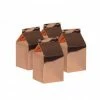 Five Star Rose Gold Milk Box Pk10 Loot Bags / Treat Boxes