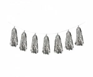 Five Star Silver Tassel Garland | 3M